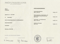 Abschlußzeugnis