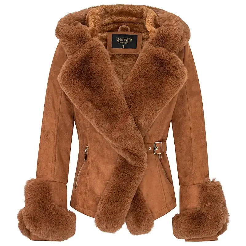 Damenjacke braun Hollow Man