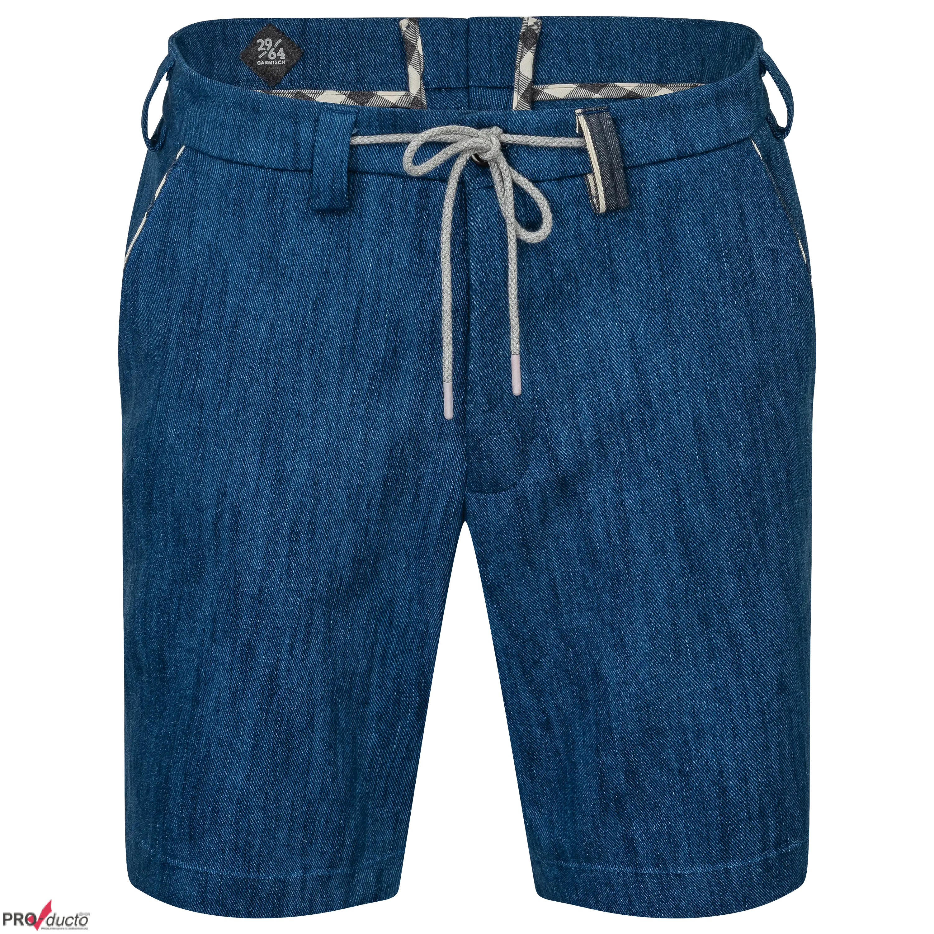 Professionelle Produktfotografie einer blauen Herren-Shorts als Freisteller. Hochwertige Textilfotografie für Bekleidung und moderne Produktbilder. PRO-ducto GmbH