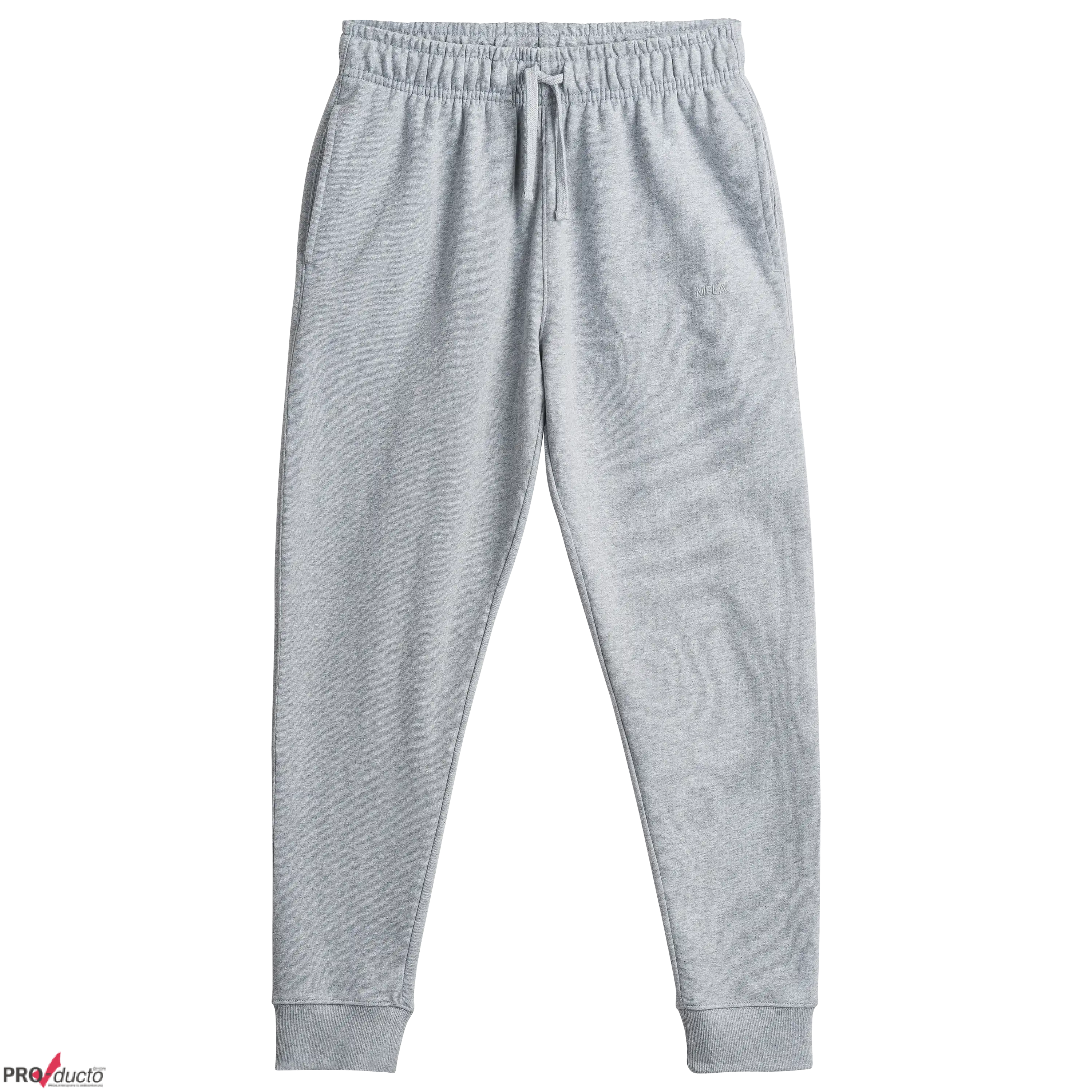 Graue Jogginghose als professionelle Textilfotografie: Ein hochwertiger Freisteller für Produktbilder, ideal für Bekleidung fotografieren lassen. PRO-ducto GmbH