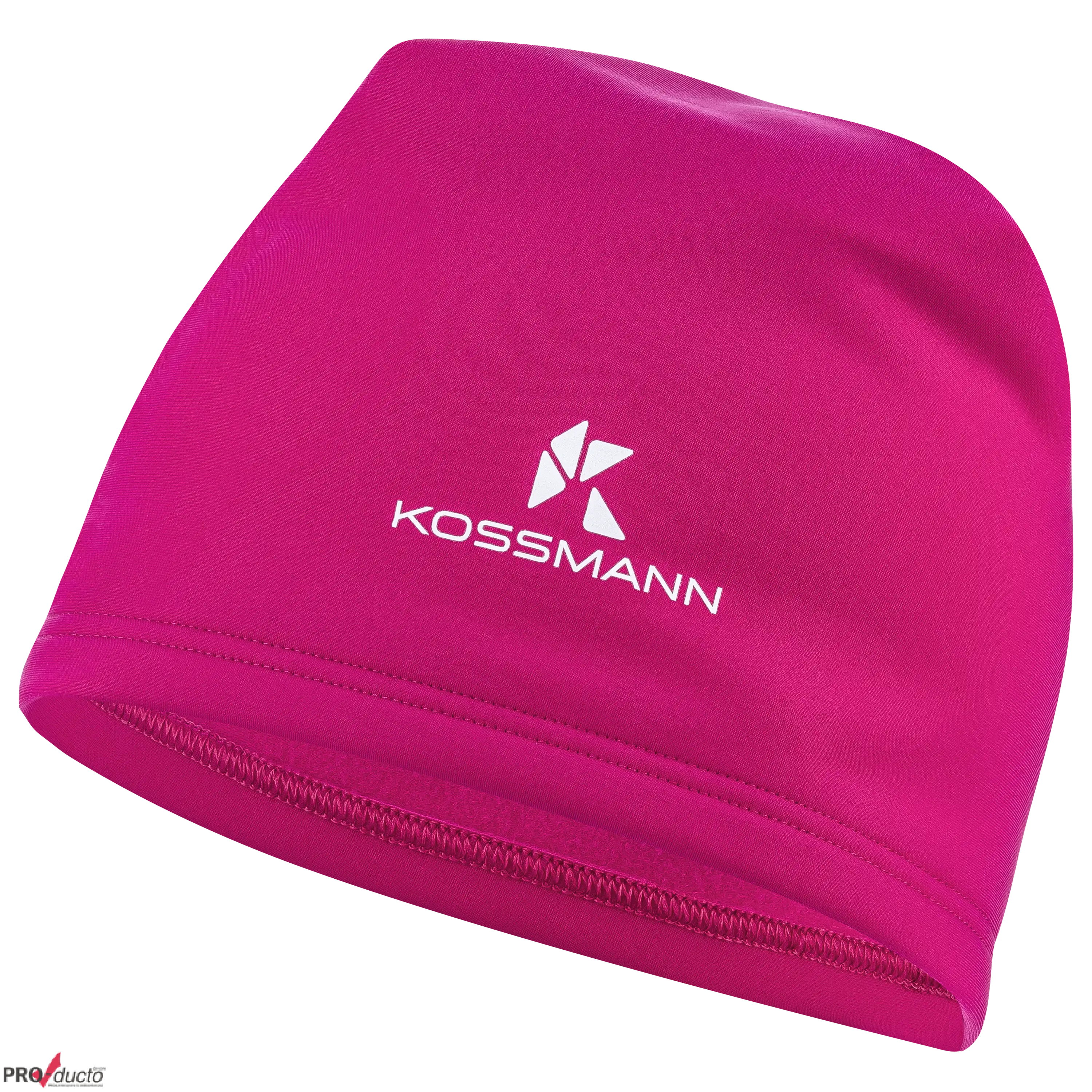 Professionelle Produktfotografie einer pinken Kossmann Mütze als Freisteller. Lassen Sie bei PRO-ducto GmbH Ihre Bekleidung für Textilfotografie ablichten.