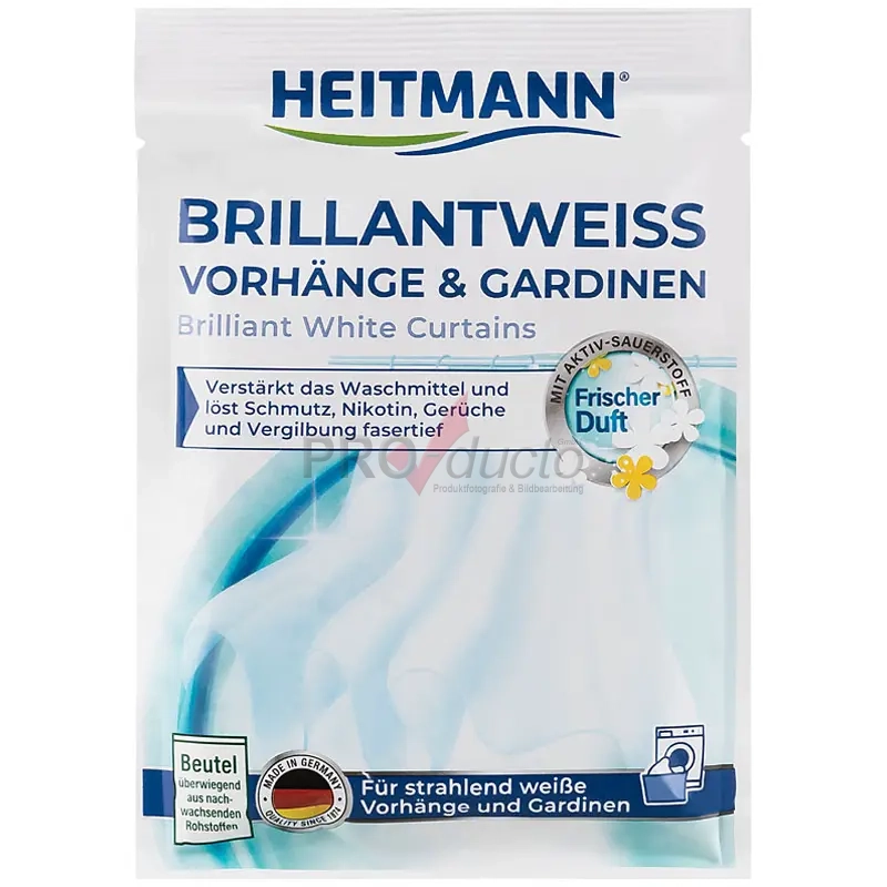 Produktfoto Beutelverpackung Gardinenreiniger