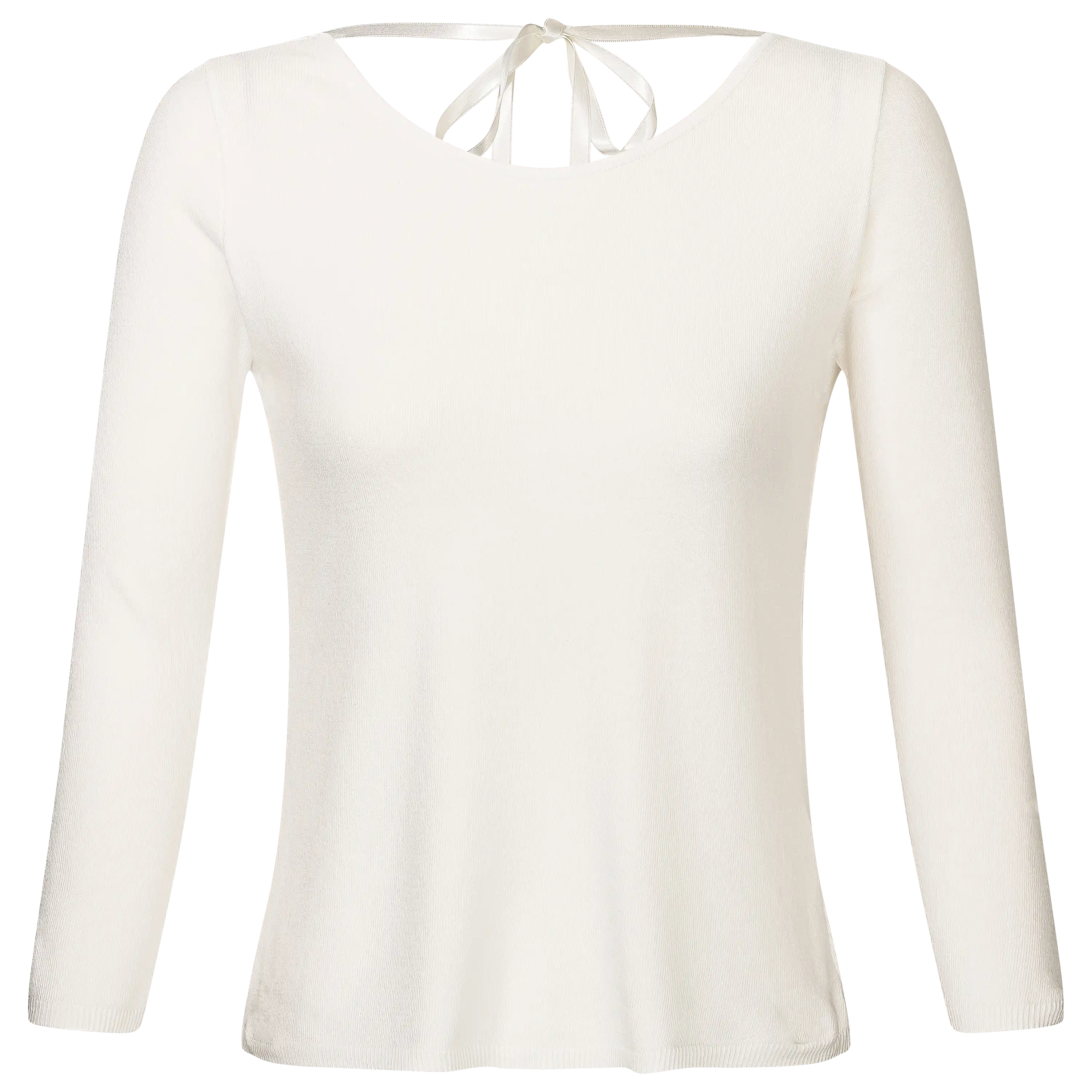 Weißes Langarmshirt als Freisteller für Produktfotografie. Professionelle Hollowman Fotografie hilft, hochwertige Produktbilder erstellen lassen. PRO-ducto GmbH