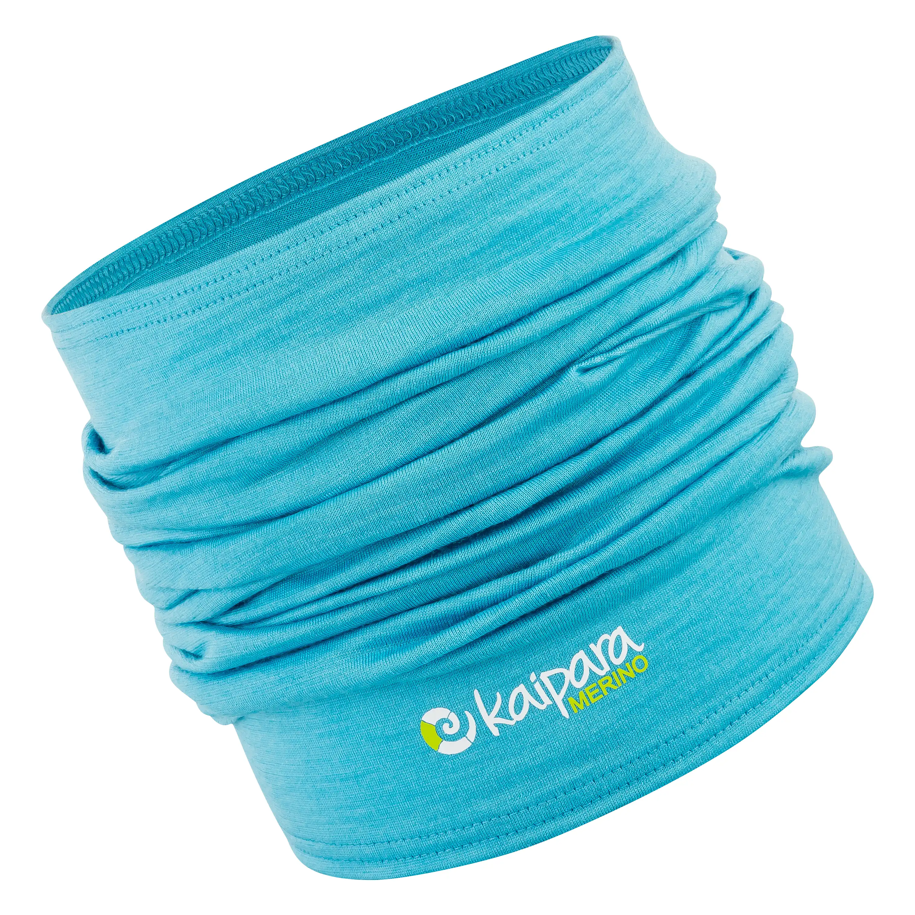 Professioneller Freisteller eines hellblauen Kaipara Merino Schlauchschals. Hochwertige Produktfotografie für mehr Sichtbarkeit und Umsatz im Shop. PRO-ducto GmbH