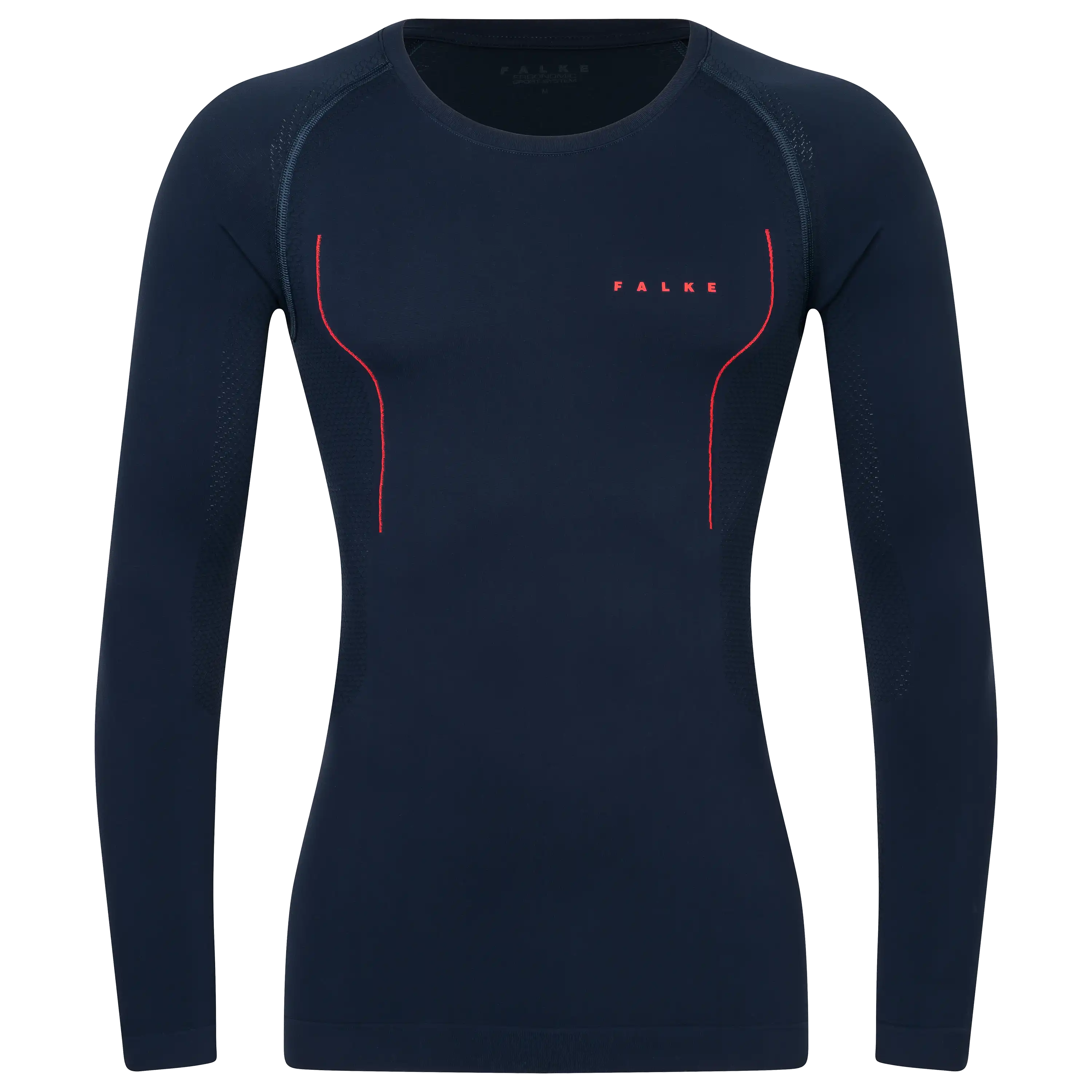 Dunkelblaues Falke Funktionsshirt für die professionelle Produktfotografie von Bekleidung durch PRO-ducto GmbH.
