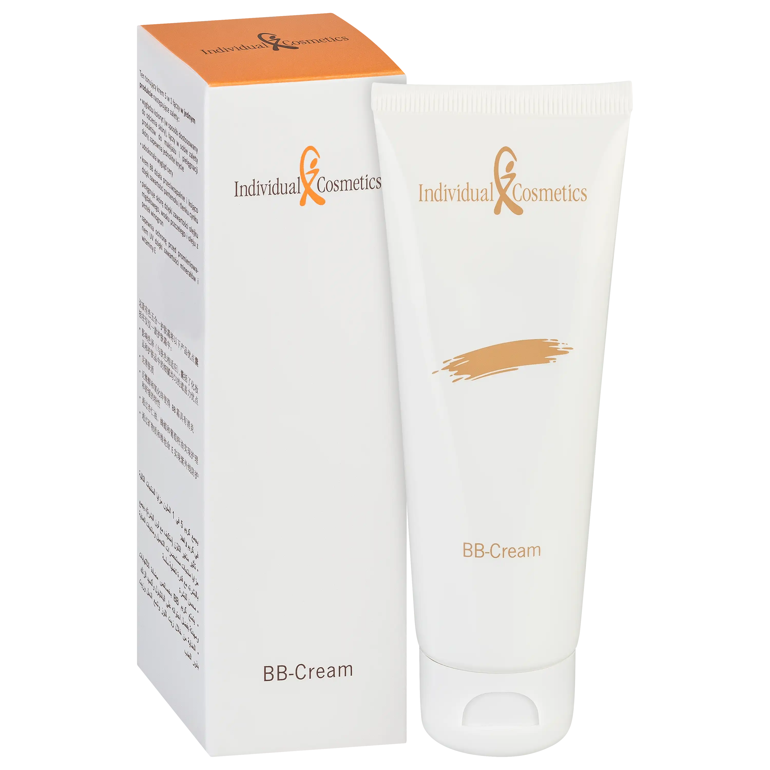 Professionelle Produktfotos von Individual Cosmetics BB-Cream in Tube und Umverpackung durch PRO-ducto GmbH.