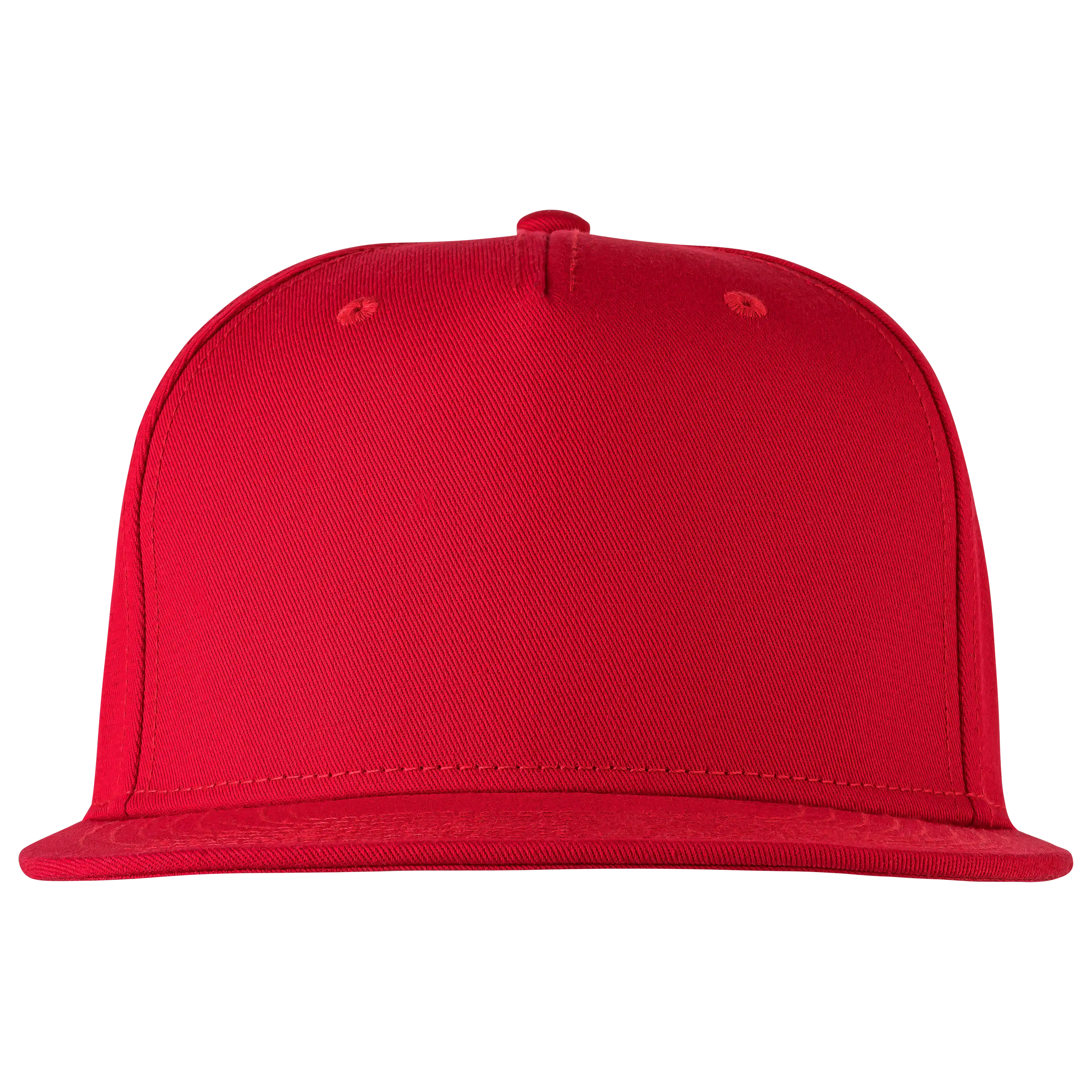 Rote Snapback-Cap als professioneller Freisteller für Produktfotos. Wir lassen Ihre Bekleidung fotografieren – Textilfotografie von PRO-ducto GmbH.