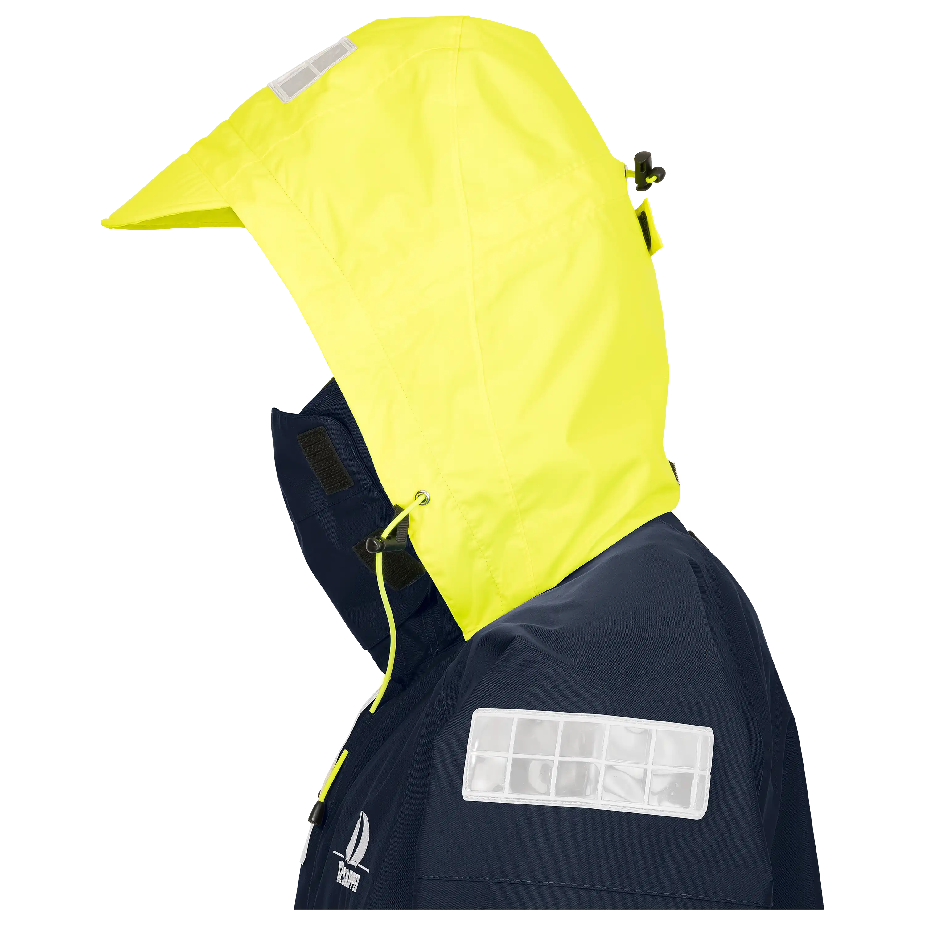 Professionelle Produktfotografie einer Segeljacke als Freisteller. Hochwertige Textilfotografie für Bekleidung, ideal um Produktbilder erstellen zu lassen. PRO-ducto GmbH