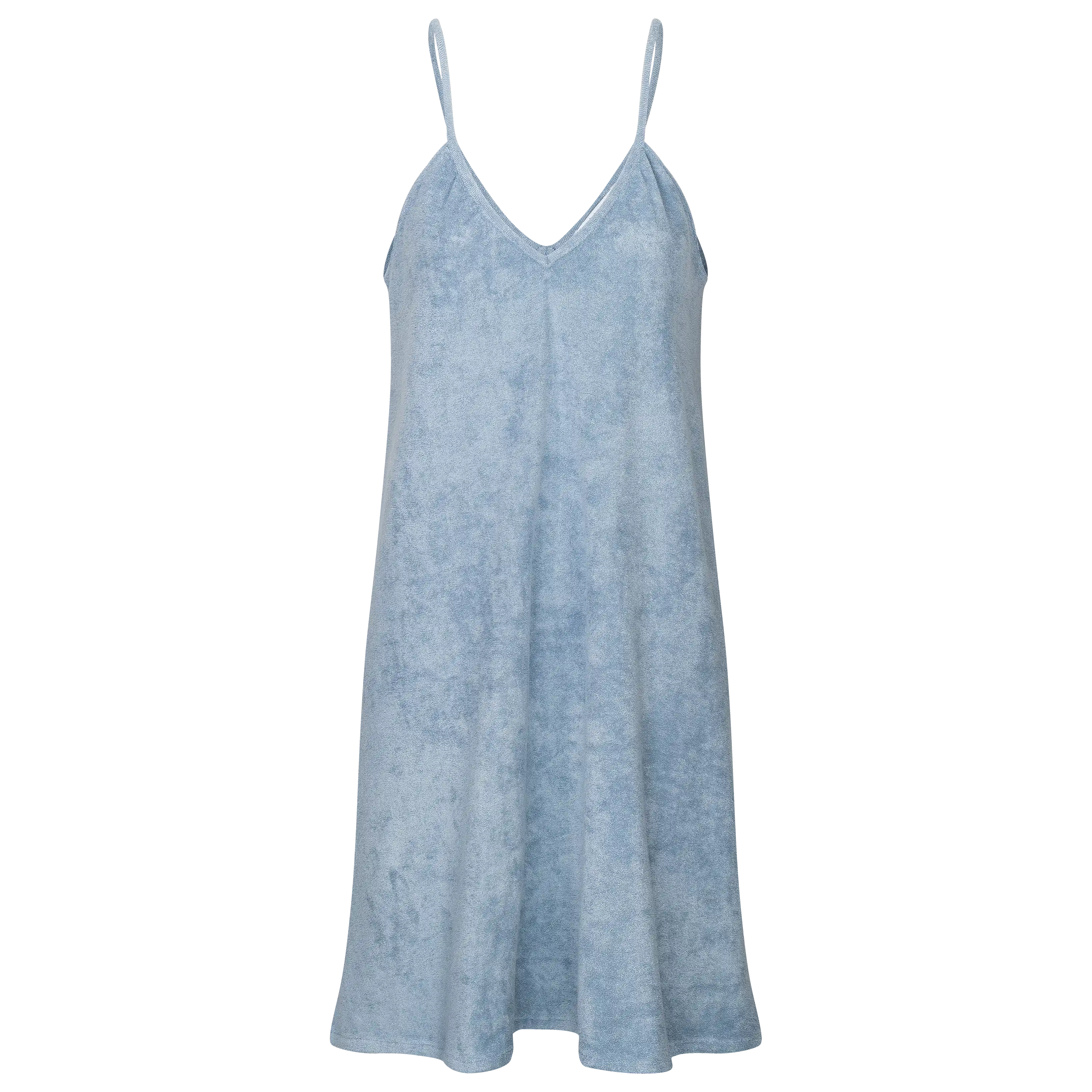 Hellblaues Sommerkleid mit Spaghettiträgern für professionelle Produktfotografie von PRO-ducto GmbH.