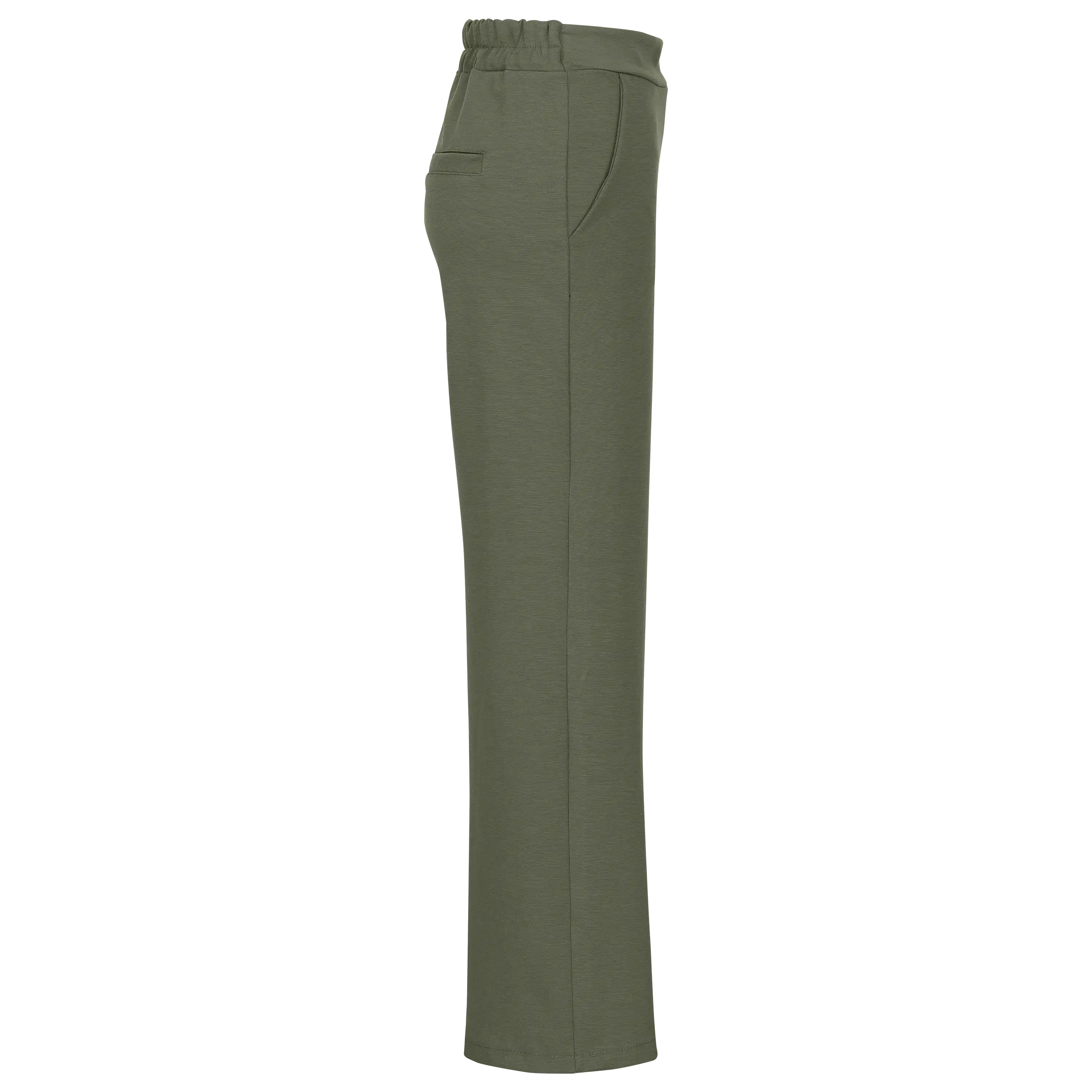 Professionelle Produktfotografie: Olivgrüne Stoffhose als Freisteller. Lassen Sie bei uns hochwertige Produktbilder erstellen für mehr Umsatz. PRO-ducto GmbH