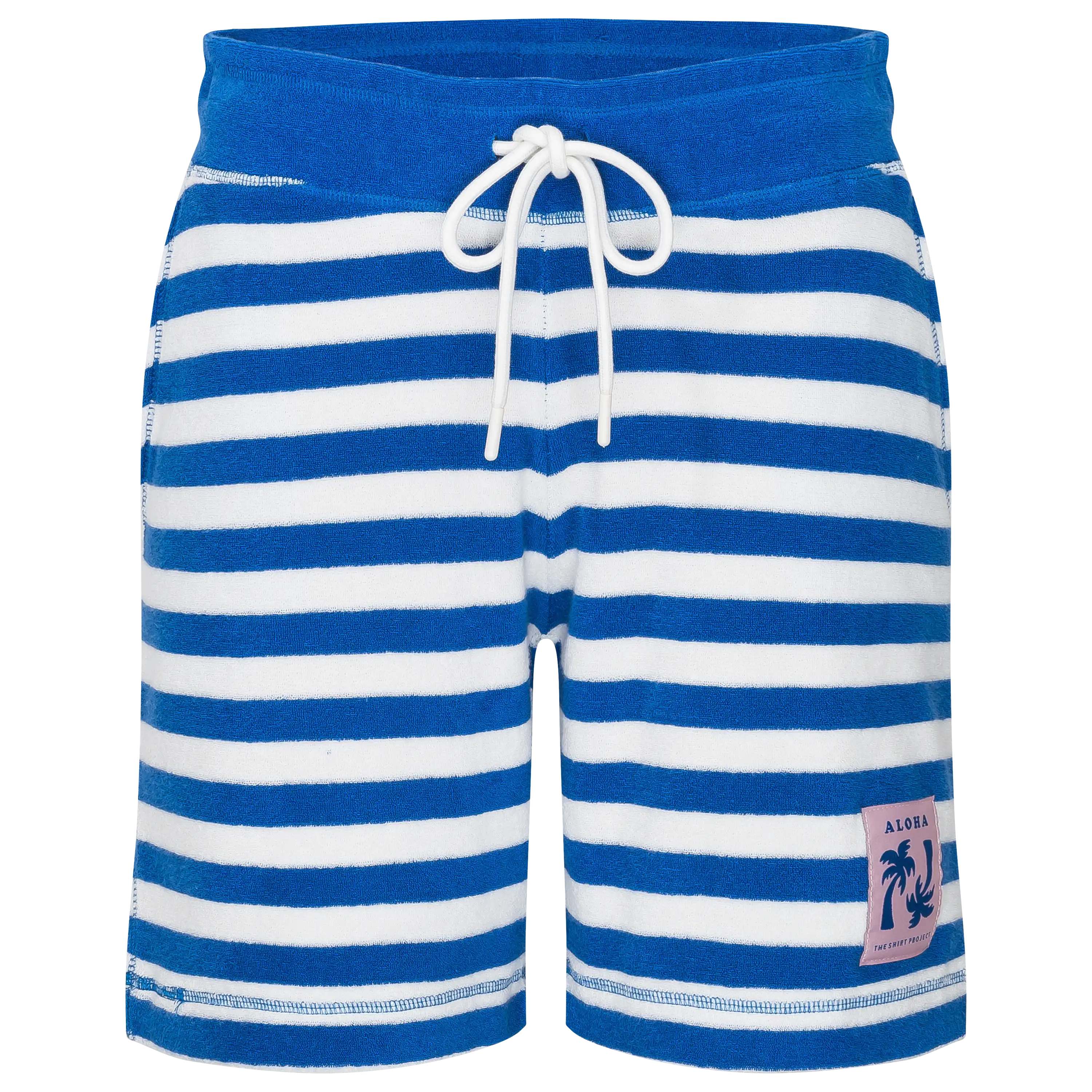 Professionelle Produktfotografie als Freisteller: Blau-weiß gestreifte Shorts für mehr Umsatz. Hochwertige Hollowman Fotografie für Ihren Onlineshop. PRO-ducto GmbH