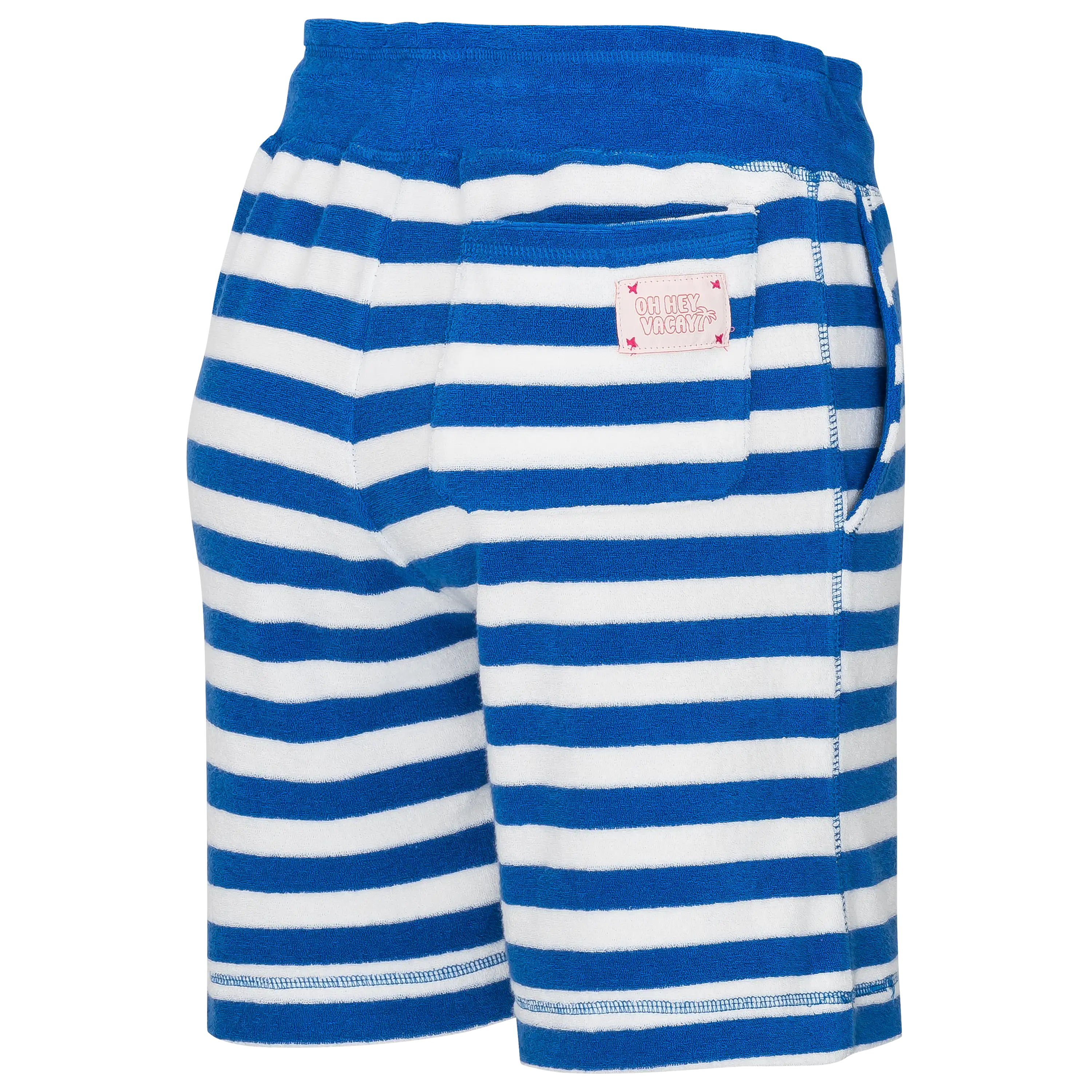 Professionelle Produktfotografie als Freisteller: Blau-weiß gestreifte Shorts für mehr Umsatz. Hollowman Fotografie, um Produktbilder erstellen lassen. PRO-ducto GmbH