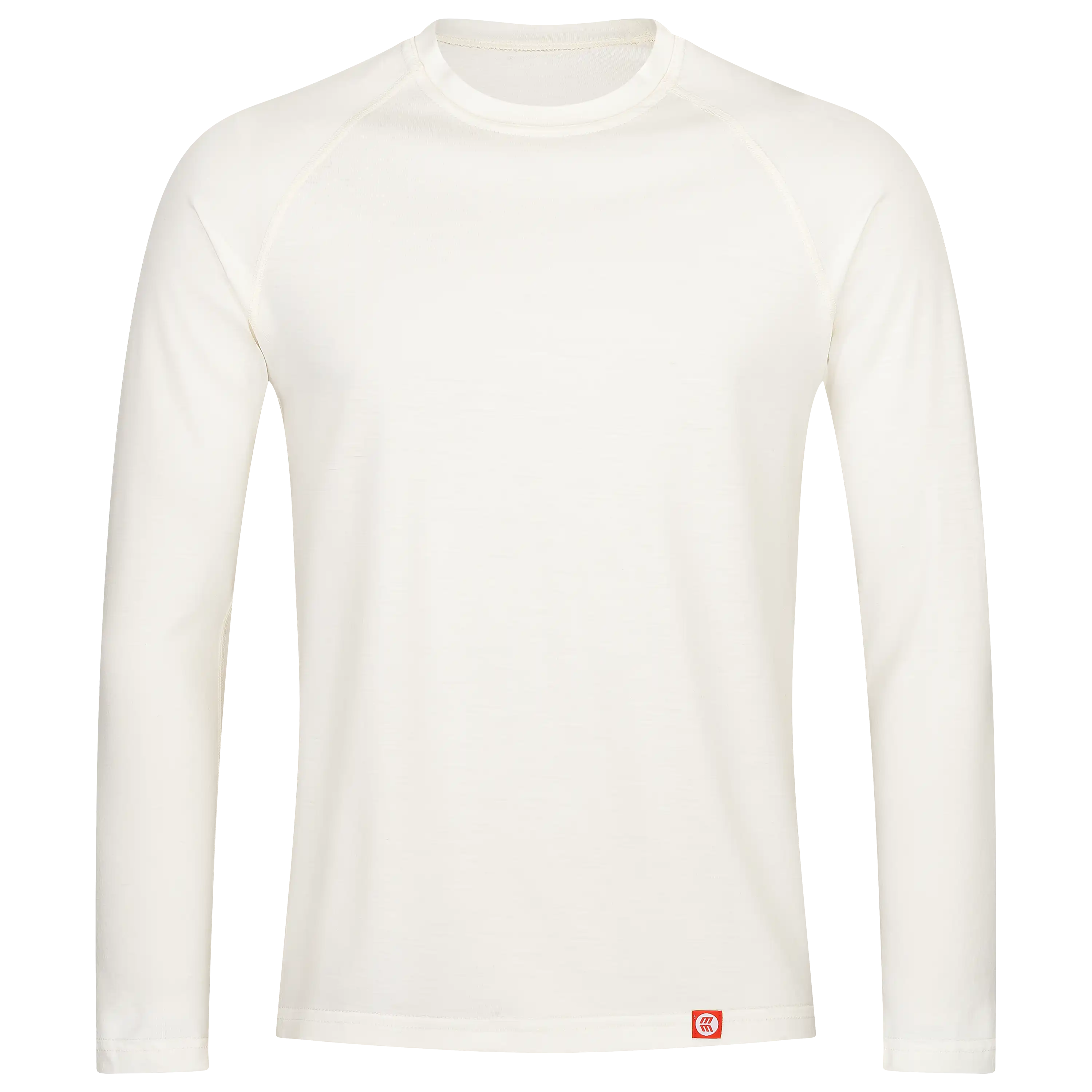 Professionelle Produktfotografie eines beigen Langarmshirts für die Textilfotografie von PRO-ducto GmbH.