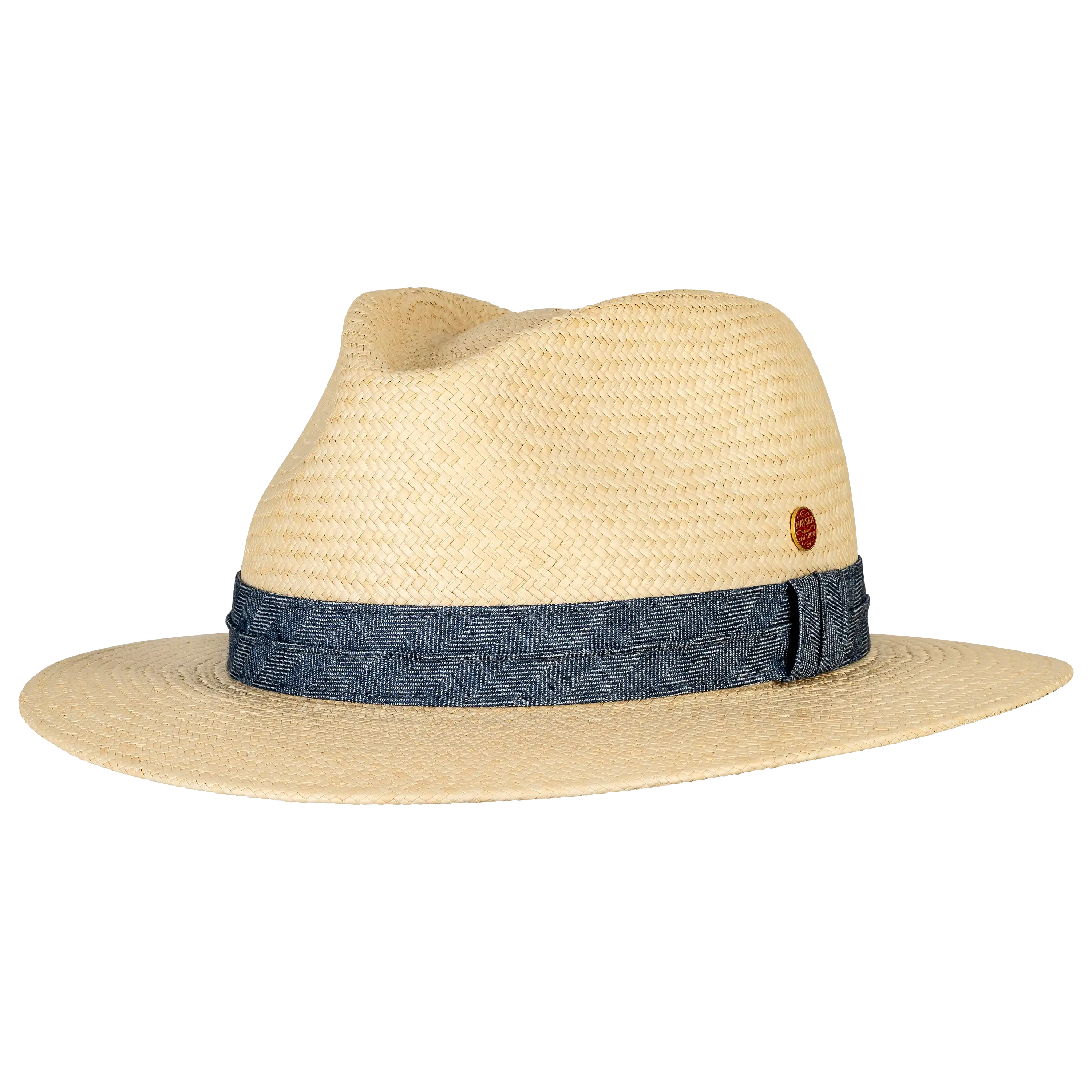 Professionelle Produktfotos: Mayser Strohhut als Freisteller. Hochwertige Textilfotografie für Bekleidung – ideal, um Accessoires fotografieren zu lassen. PRO-ducto GmbH
