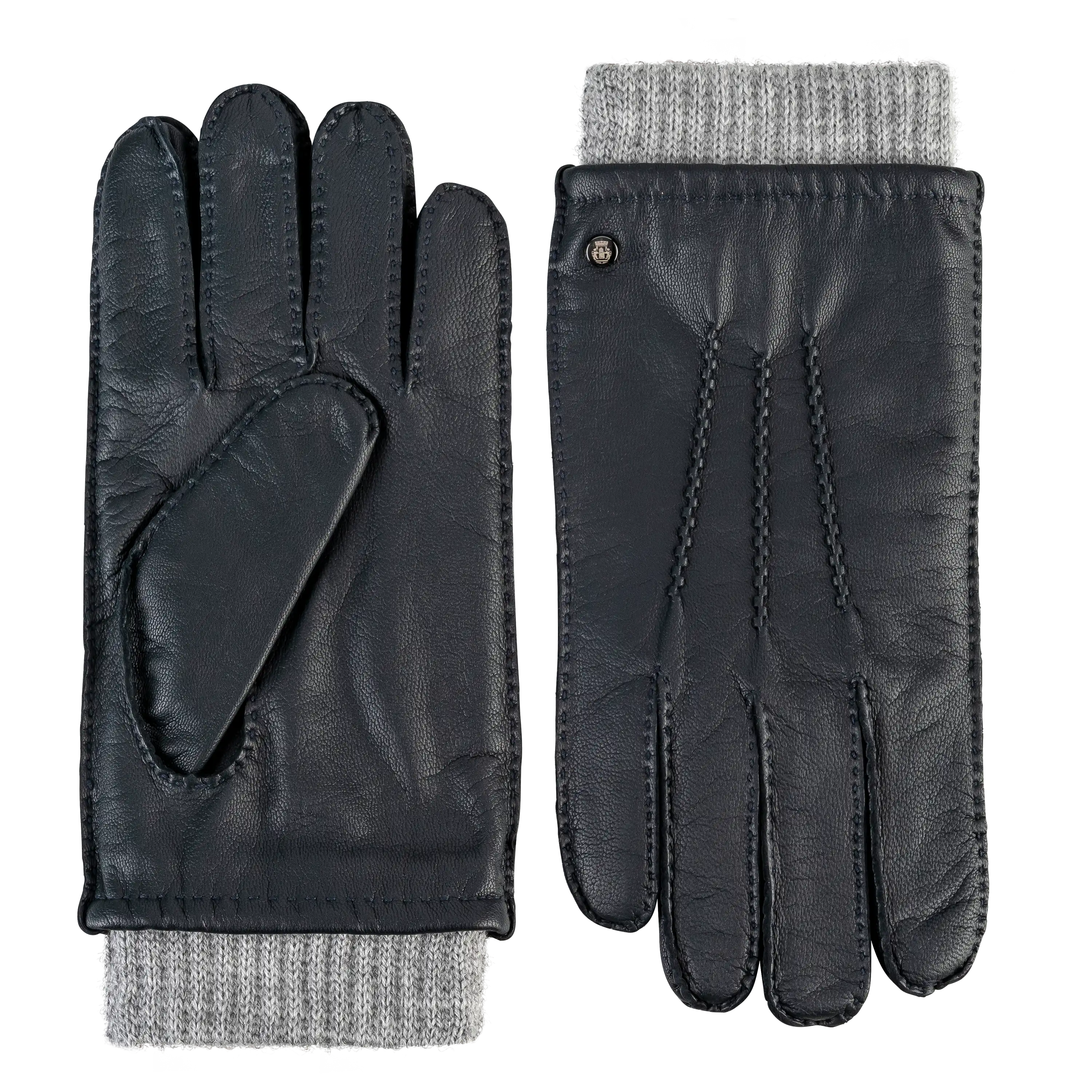Professionelle Produktfotografie: Schwarze Lederhandschuhe als Freisteller. Hochwertige Produktbilder erstellen lassen für mehr Umsatz und Sichtbarkeit. PRO-ducto GmbH