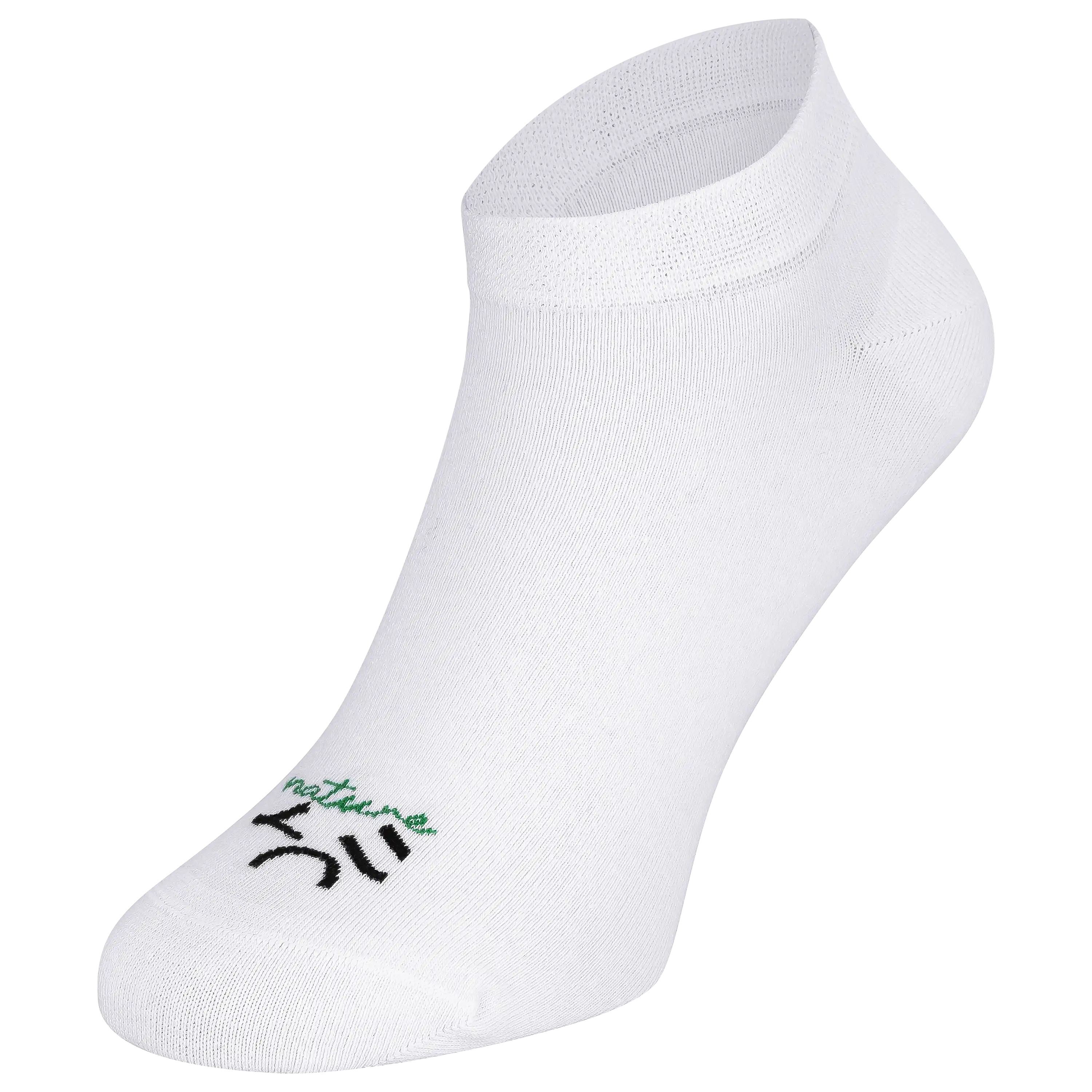 Professionelle Produktfotografie einer weißen Socke. Lassen Sie bei PRO-ducto GmbH Ihre Bekleidung fotografieren für hochwertige Textilfotografie.