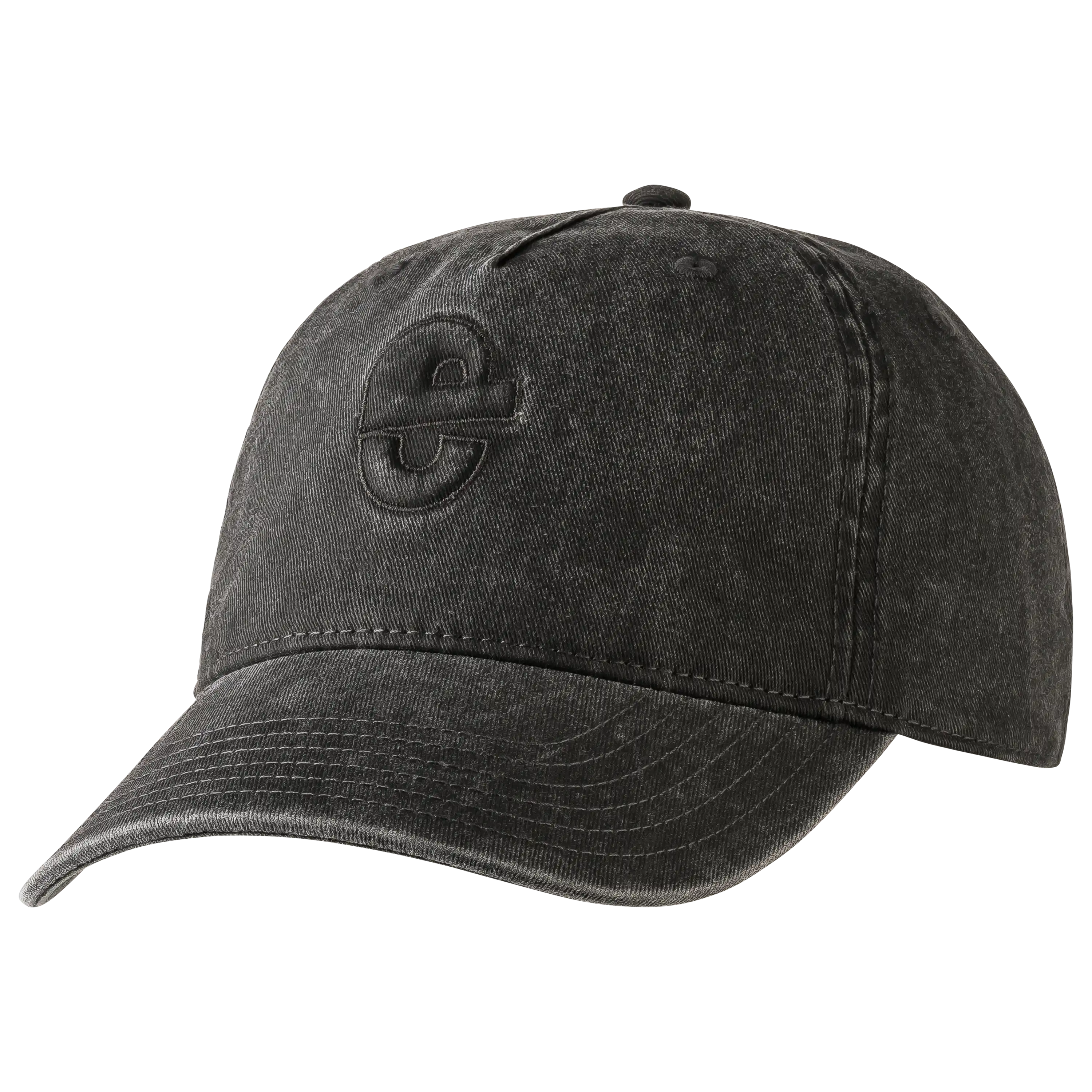 Professionelle Produktfotografie einer schwarzen Vintage-Cap als Freisteller. Hochwertige Textilfotografie für Bekleidung und moderne Produktbilder. PRO-ducto GmbH