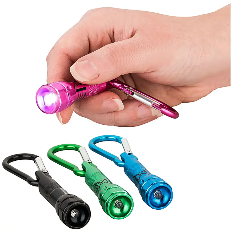 Produktfoto Karabinertaschenlampe leuchtend