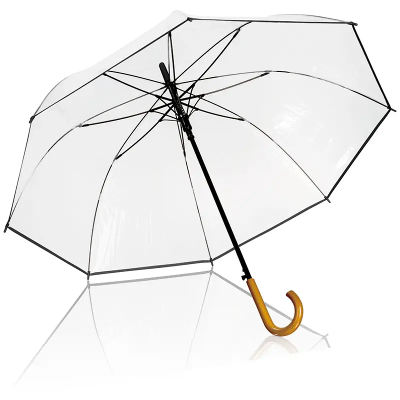 Produktfoto Freisteller Regenschirm durchsichtig transparent