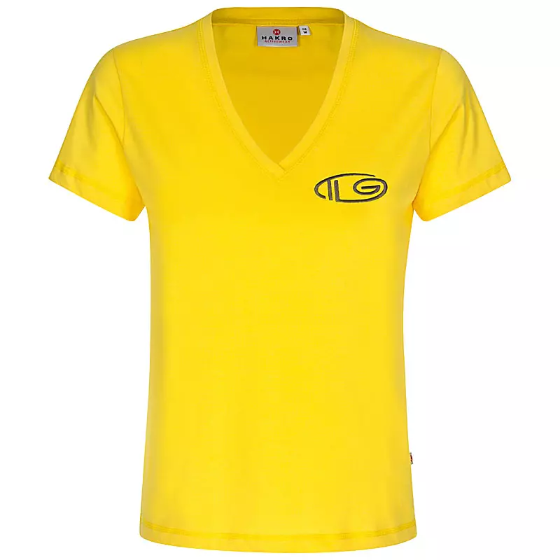Produktfoto von Damenshirt in gelb als Hollow Man fotografiert