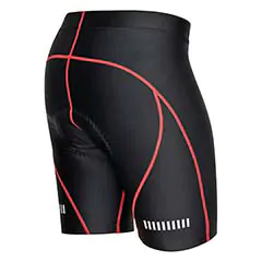 Hollow Man Produktfoto Sportbekleidung, eng anliegende Radlerhose schräg von hinten